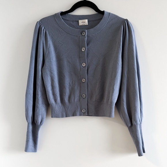 Aritzia Sweaters - Wilfred Alessia Cardigan (Dusty Blue)